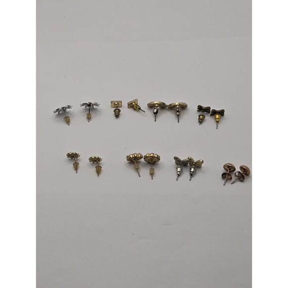 Pierced Earring Lot of 8 Rainbow Butterfly Insect Piano Keys. Daisy has issue - Picture 2 of 3